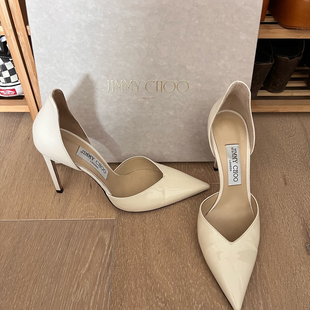 Jimmy Choo Cream Pumps